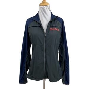 Nike Jacket Womens S Small Arizona Wildcats Full Zip Windbreaker Track Vented
